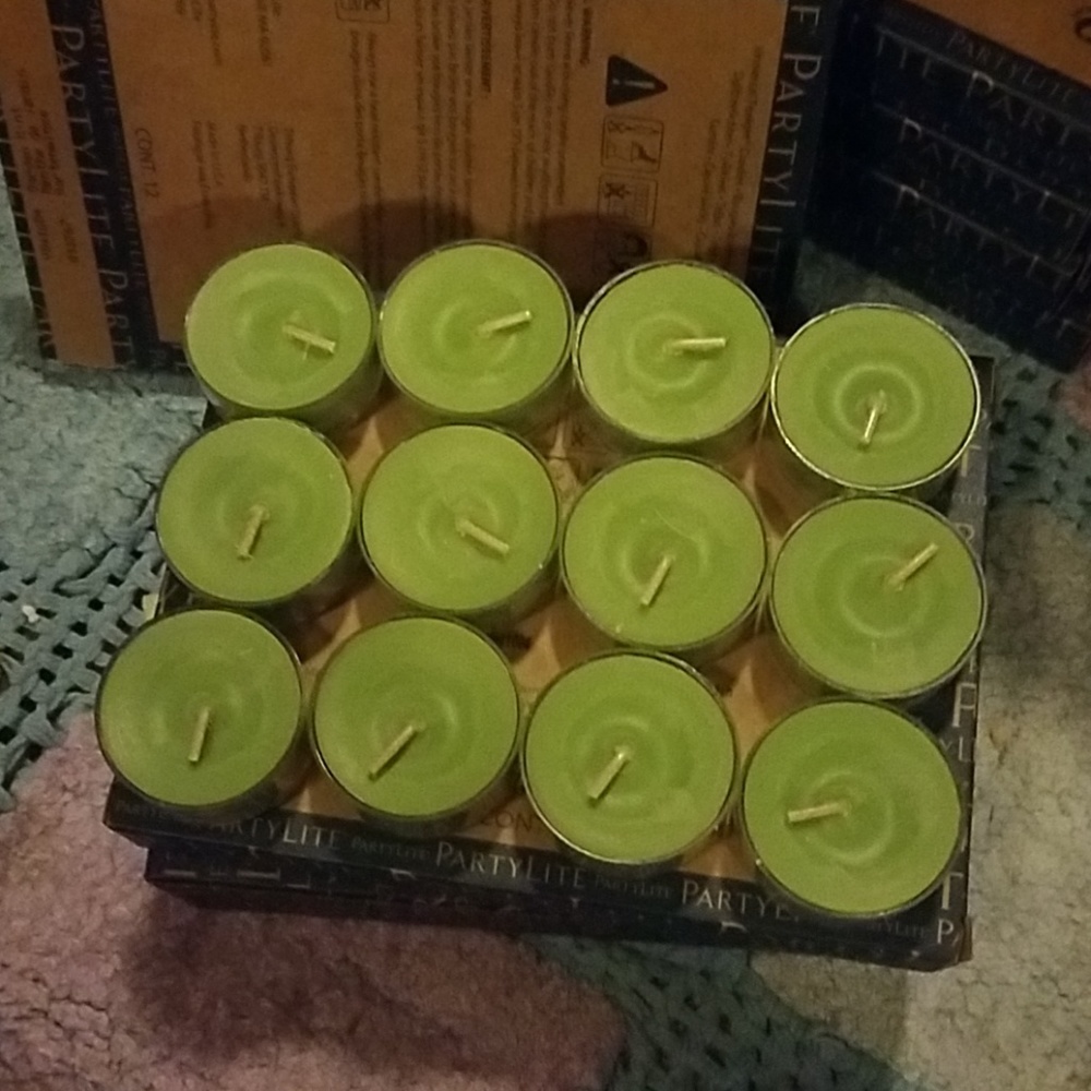 Partylite Garden Mint tealights